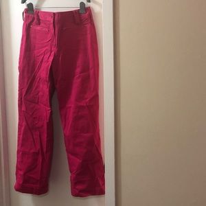 Pink Petite Cuffed Pants